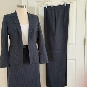 Levi's Blue/gray Pinstripe Suit Vintage size 16/18